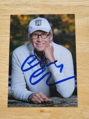 Chevy Chase Approximately 3.5x2.5 Hand Signed 4x6 Autograph